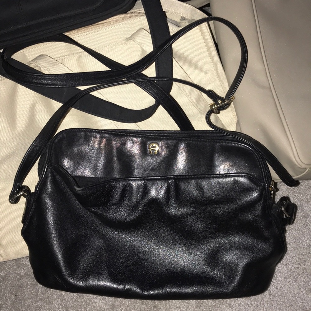 Etienne Aigner Black Crossbody Bag